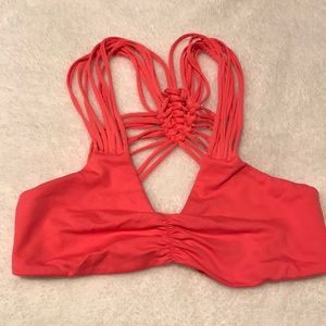 Maaji coral bikini top
